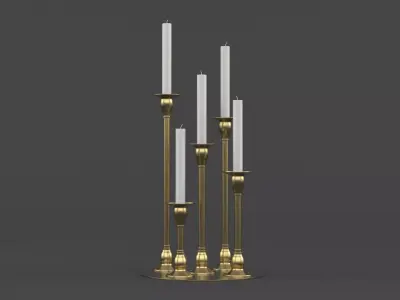 Candle Holder 3D model 3