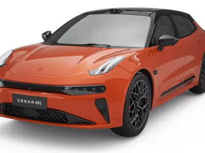 2025 Zeekr 001 With Interior 3D model