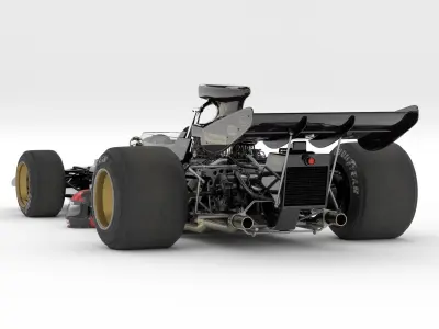 Lotus 72 Formula-1 3D model