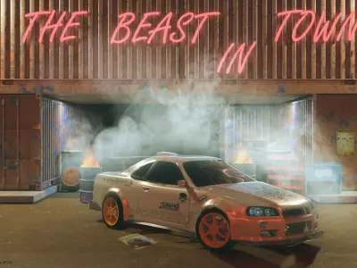 Game Enviornment  3D model