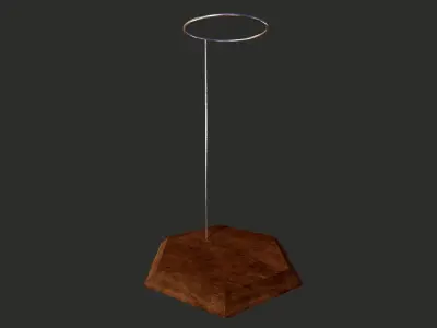 Display Stand Free low-poly 3D model