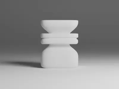 Decorative Abstract Modern Vases Free 3D model