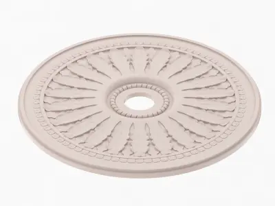 Classic Ceiling Medallion 20 3D model