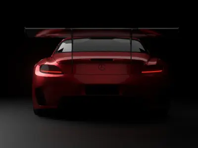 Mercedes amg sports car 3D model