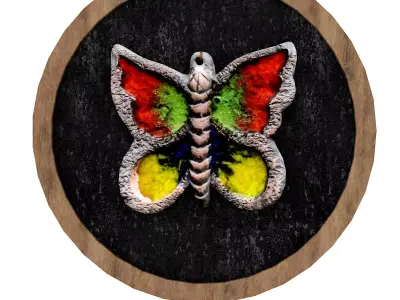 butterfly table 03 Low-poly 3D model purchase