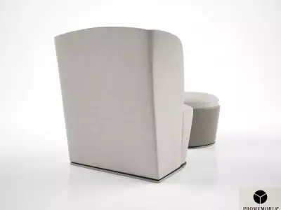 Promemoria Rosaspina armchair 3D model