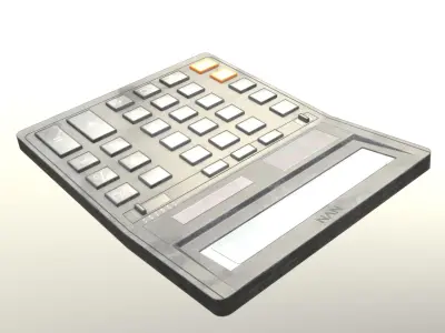 Calculator Dirty - Unity - HDRP - UE4 Low-poly 3D model