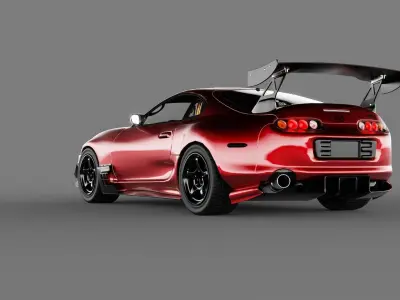 Toyota Supra MK4 Tuned 3D model by lutzrohlfing