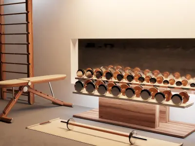  Fitness equipment 3D model