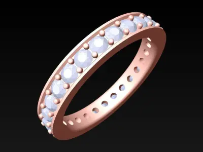 Diamond Ring - Womens Rings - N3479 Free 3D print model