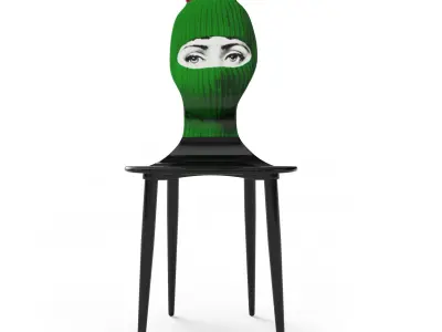 Lux Gstaad Chair Low-poly 3D model