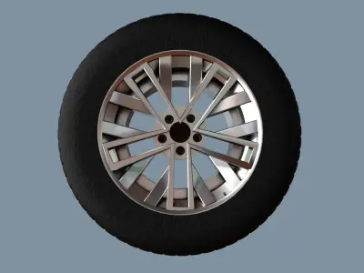 AS rims collection 9 - VW Cascade Low-poly 3D model