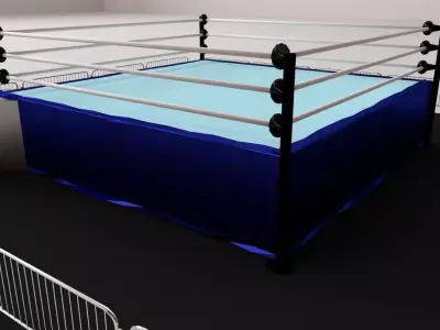 Wrestling Ring 3D model