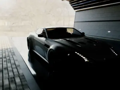 Realistic Tunnel train Low-poly 3D model