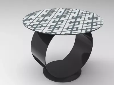 Difo Coffee Table Low-poly 3D model