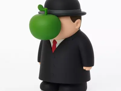  The Son of Man ReneMagritte 3D print model