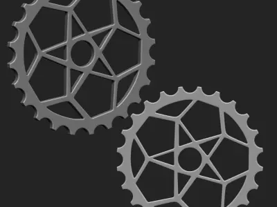 Steampunk Gears IMM Brush Pack 21 in One Vol 3 3D model
