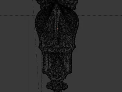 Classic decor ornament v-3D model 28 3D model