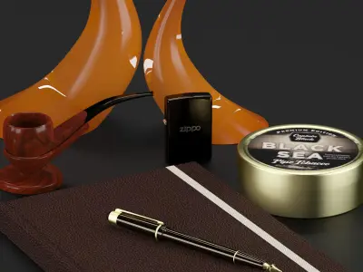 Decorative Set 3D model