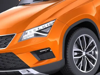 Seat Ateca 2018 VRAY 3D model