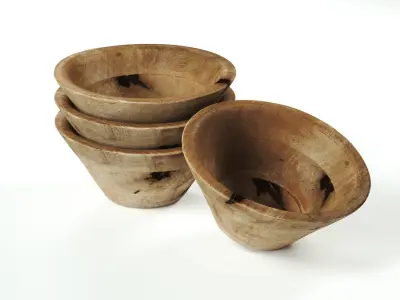 XENOS - Wooden Bowl 01 3D model
