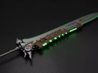 Slipstream Saber - Final Fantasy 7 Rebirth 3D model