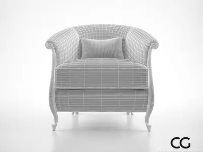Christopher Guy Greta armchair 3D model
