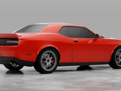 American Muscle Car 3D model
