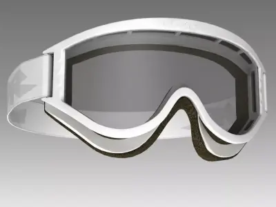 Generic Motocross Goggles 3D model
