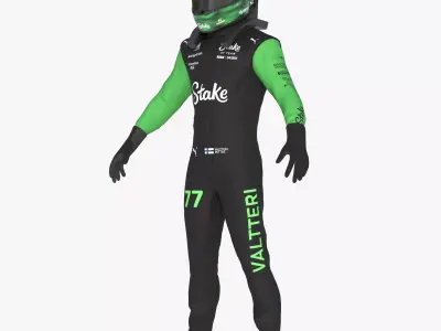 F1 Stake Kick Sauber Suits 2024  3D model
