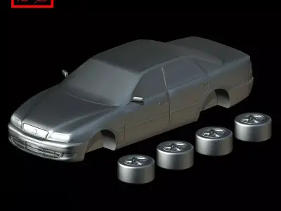 Toyota Chaser Tourer V 1996-2001 3D print model