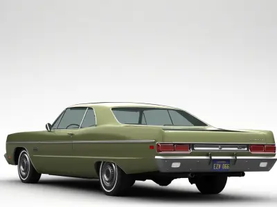 Plymouth  Fury III Coupe 3D model