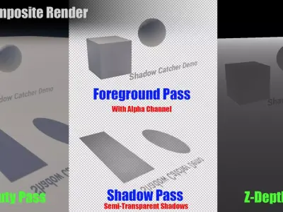 Unreal Engine 5 Shadow Catcher Project Free Template Texture