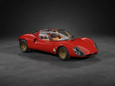 ALFA ROMEO 33 STRADALE 3D model
