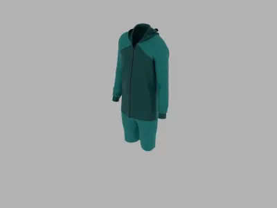 Sport Suit Low-poly 3D model 39