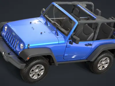 Jeep Wrangler JK 3D model