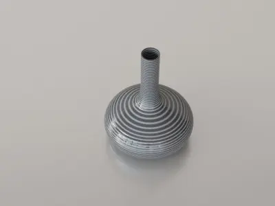 Earthenware jug 06 3D model