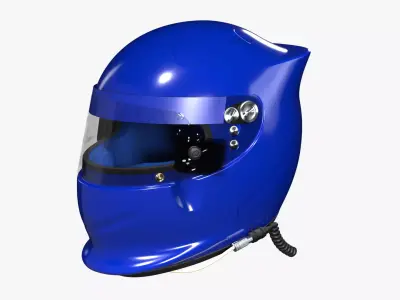 Bieffe Aero Racing Helmet 3D model