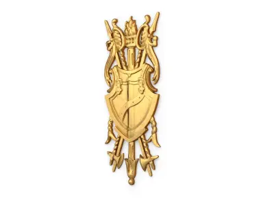 Classic decor ornament 321 3D model