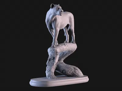 Lioness 3D print model