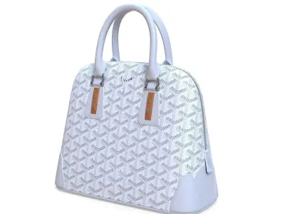 Goyard Vendome Bag White Low-poly 3D model
