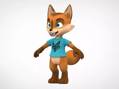 Little Fox 3D model