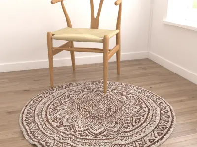 Rugs No 672 Low-poly 3D model