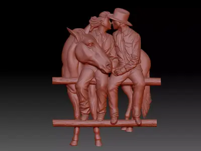 Cowboy 3D print model buy