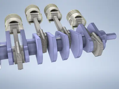 crankshaft 3D model