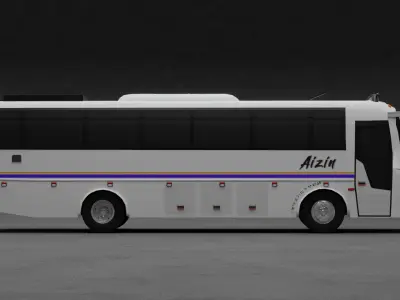 ZedOne BUS HIGH QUALITY 3D MODEL 3D model