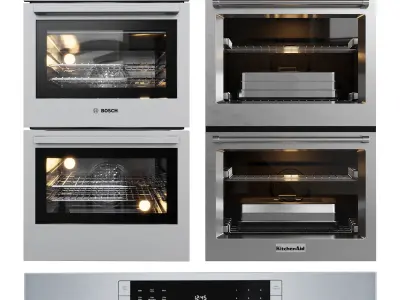 Bosch neff kitchenaid ovens 3D model