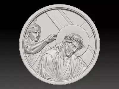 14 Stations of the Cross 3D print model
