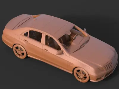 Mercedes-Benz E63 3D print model