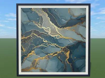 Marble Design Marble Painting Marble Wall Art Free 3D print model